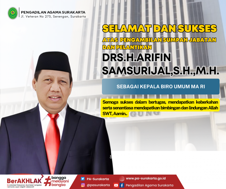 Drs.H.Arifin samsurijal,S.H.,M.H.